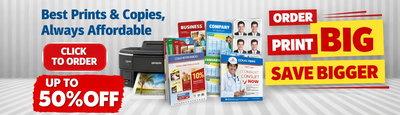 Online Printing Banner Slider